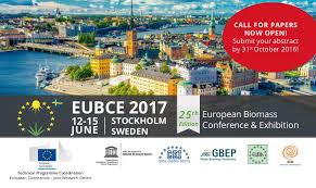 EUBCE 2017: EUROPEAN BIOMASS CONFERENCE & EXHIBITION, STOCKHOLM (SWEDEN) 12 – 15 JUNE 2017