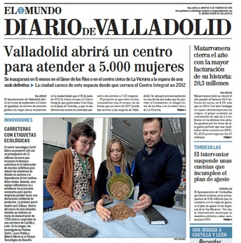 El Mundo Diario of Valladolid collects the initiative proposed by LIFA BATTLECO2 project