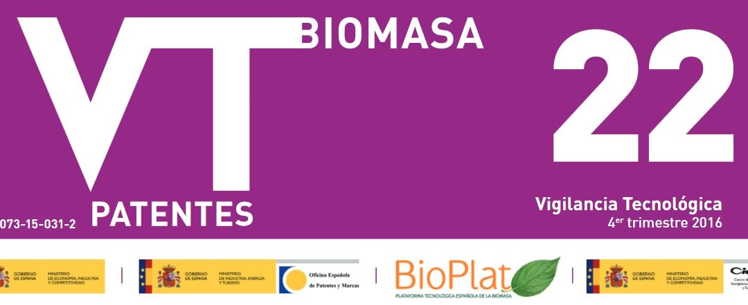 Boletín de vigilancia tecnológica de la Biomasa (4º trimestre 2016)